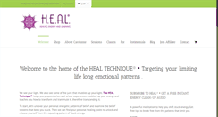 Desktop Screenshot of healingenergyandlearning.com